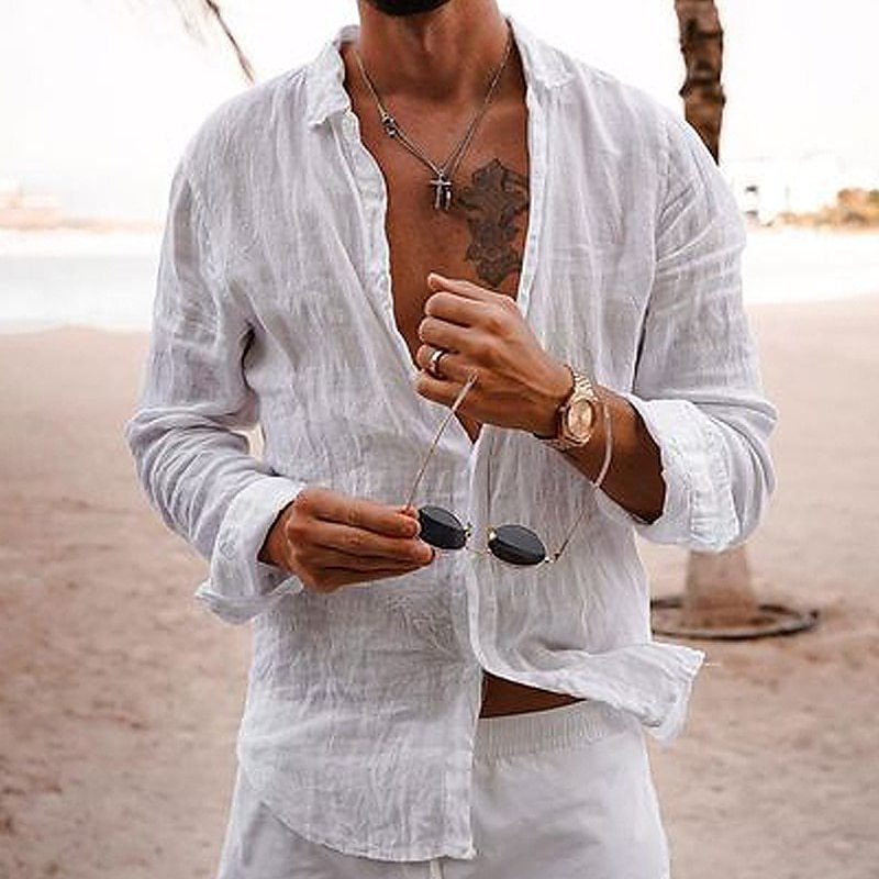 Men's Breathable Lightweight Summer Shirt