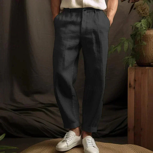 Men's Breezy Relaxed-Fit Straight-Leg Pants