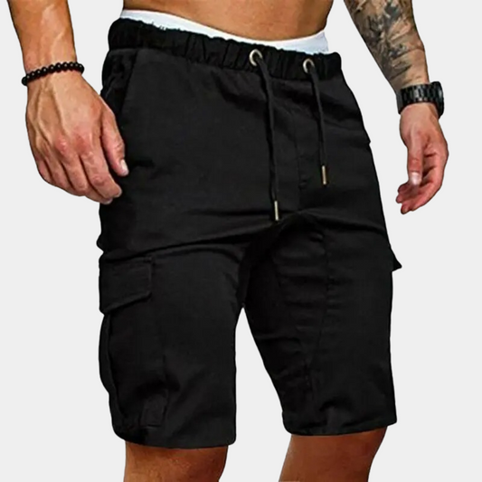 Men's Cargo Shorts with Drawstring
