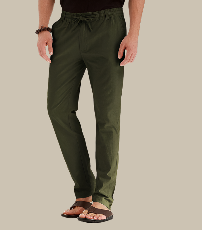 Men's Casual Elastic Waist Summer Pants