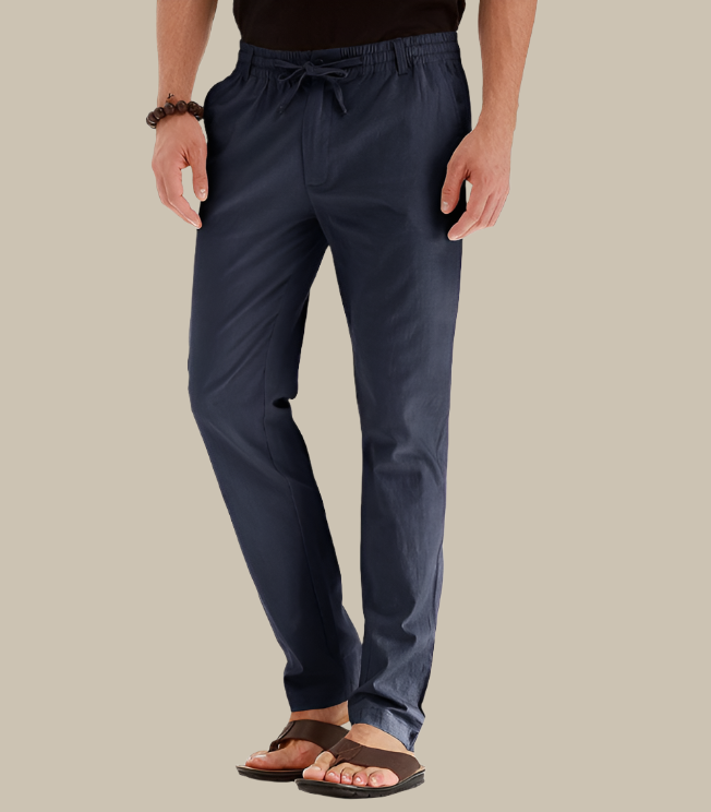 Men's Casual Elastic Waist Summer Pants