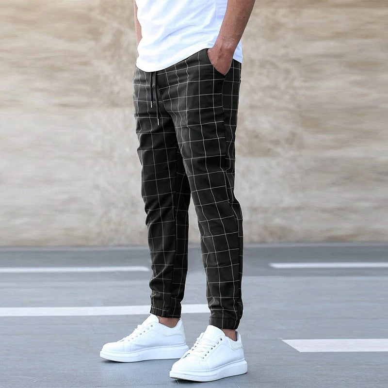 Men's Check Joggers