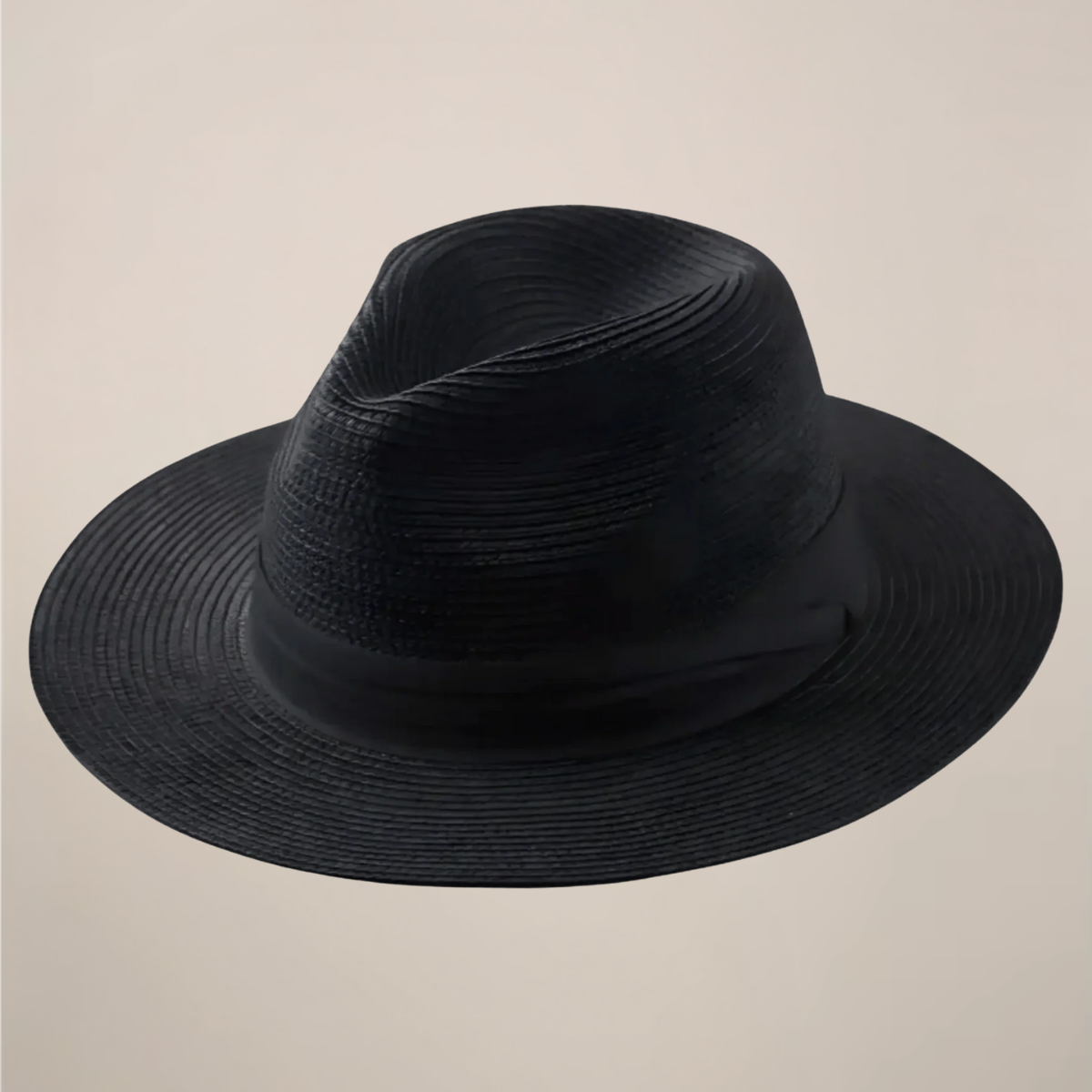 Men's Classic Summer Panama Hat with Wide Brim for Timeless Style