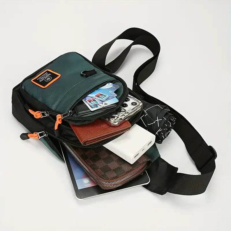 Men's Durable Waterproof Crossbody Shoulder Bag – Travel & Everyday Bag