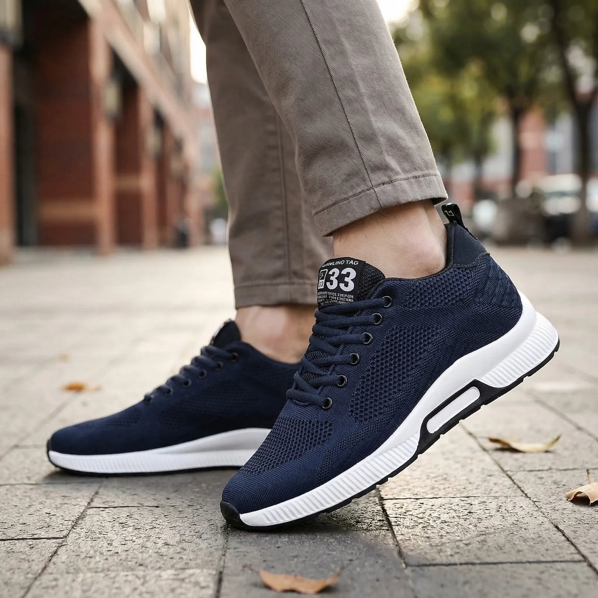 Men's Height-Increasing Lace-Up Sneakers - Benjamin