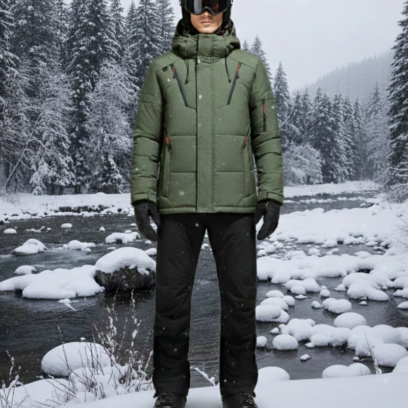 Men's Lined Two-Piece Ski Set