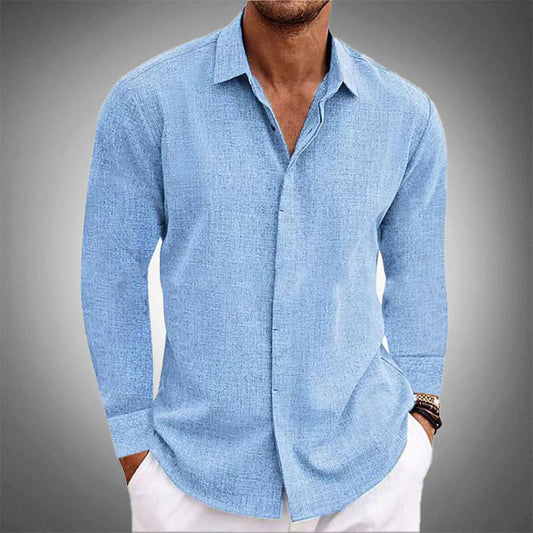 Men's Long Sleeve Button-Up Shirt