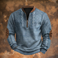 Men's Quarter-Zip Pullover Sweater