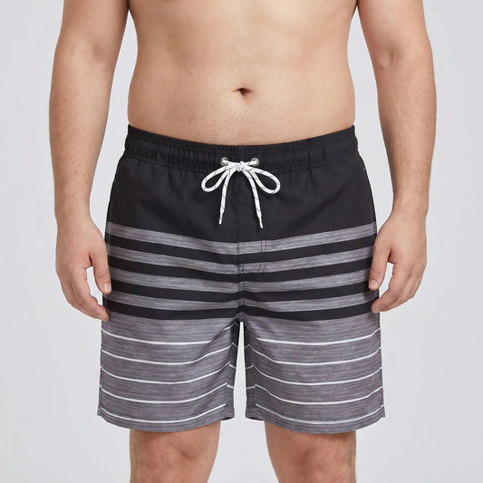 Men's Quick-Drying Printed Swim Trunks