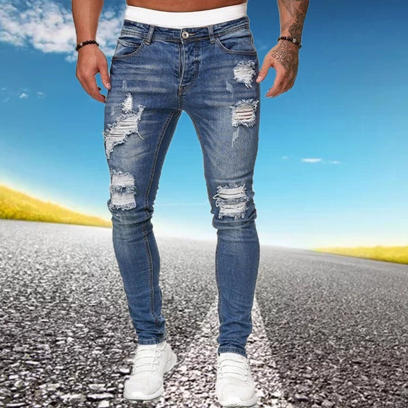 Men's Ripped Skinny Jeans