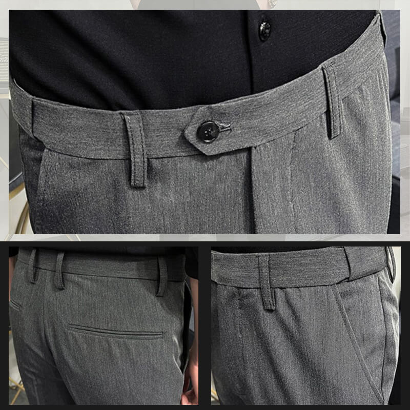 Men's Slim-Fit Formal Trousers