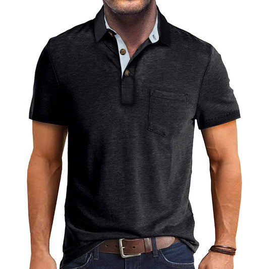 Men's Stylish Polo Shirt with Modern Collar