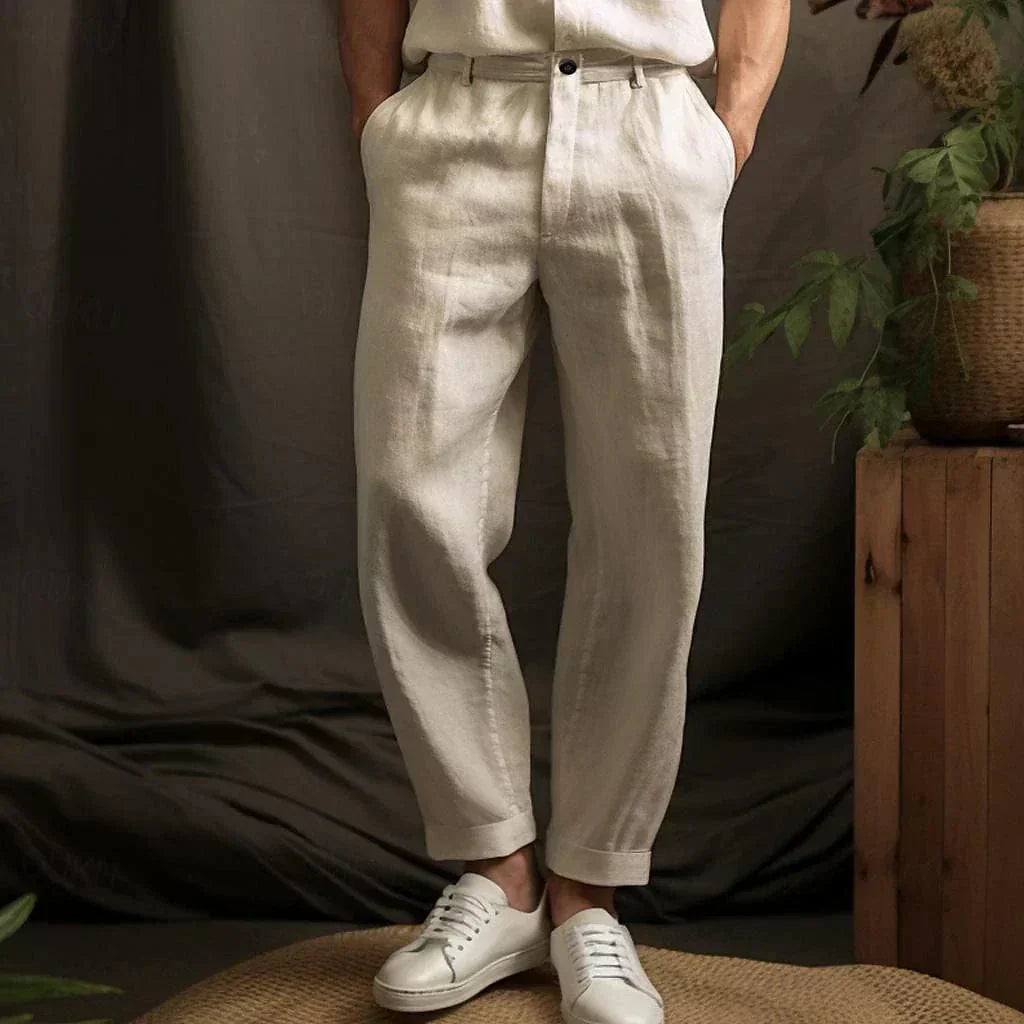 Men's Summer Trousers with Pockets