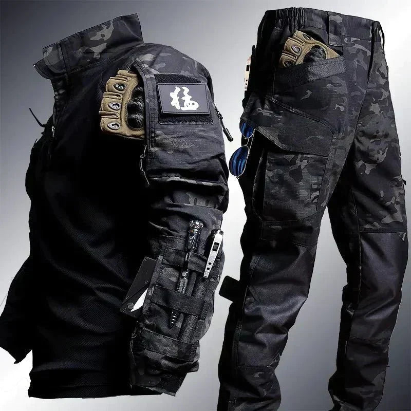 Men's Two-Piece Military Outfit