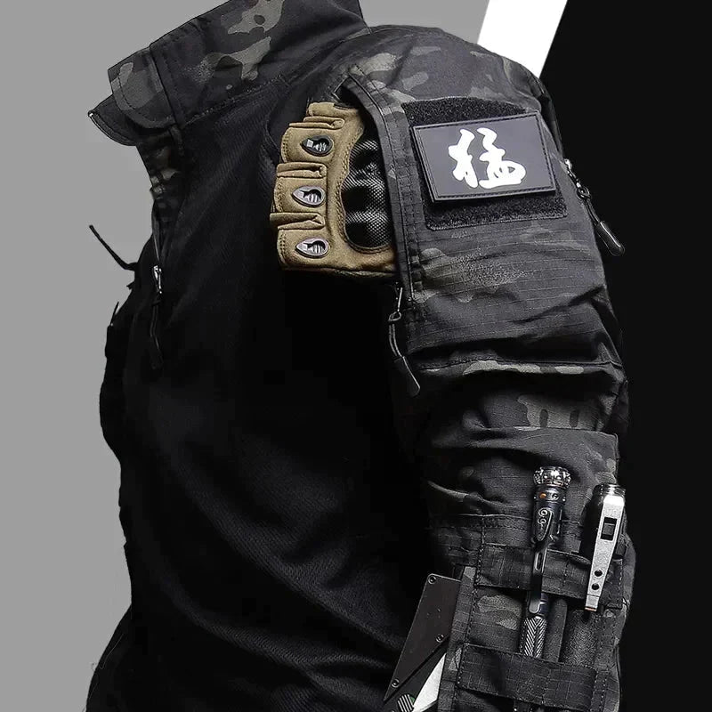 Men's Two-Piece Military Outfit