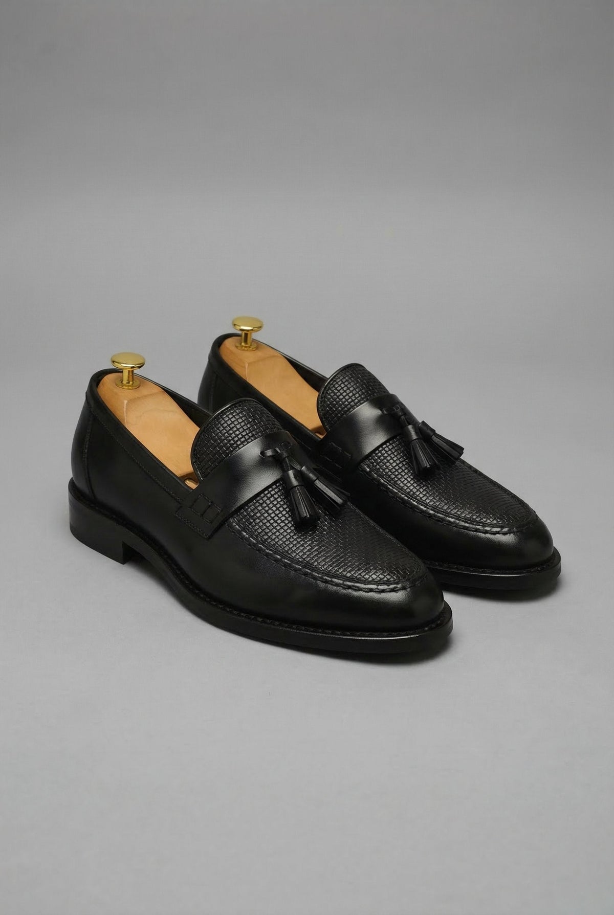 Men's -Vamp Tassel Slip-On Dress Loafers
