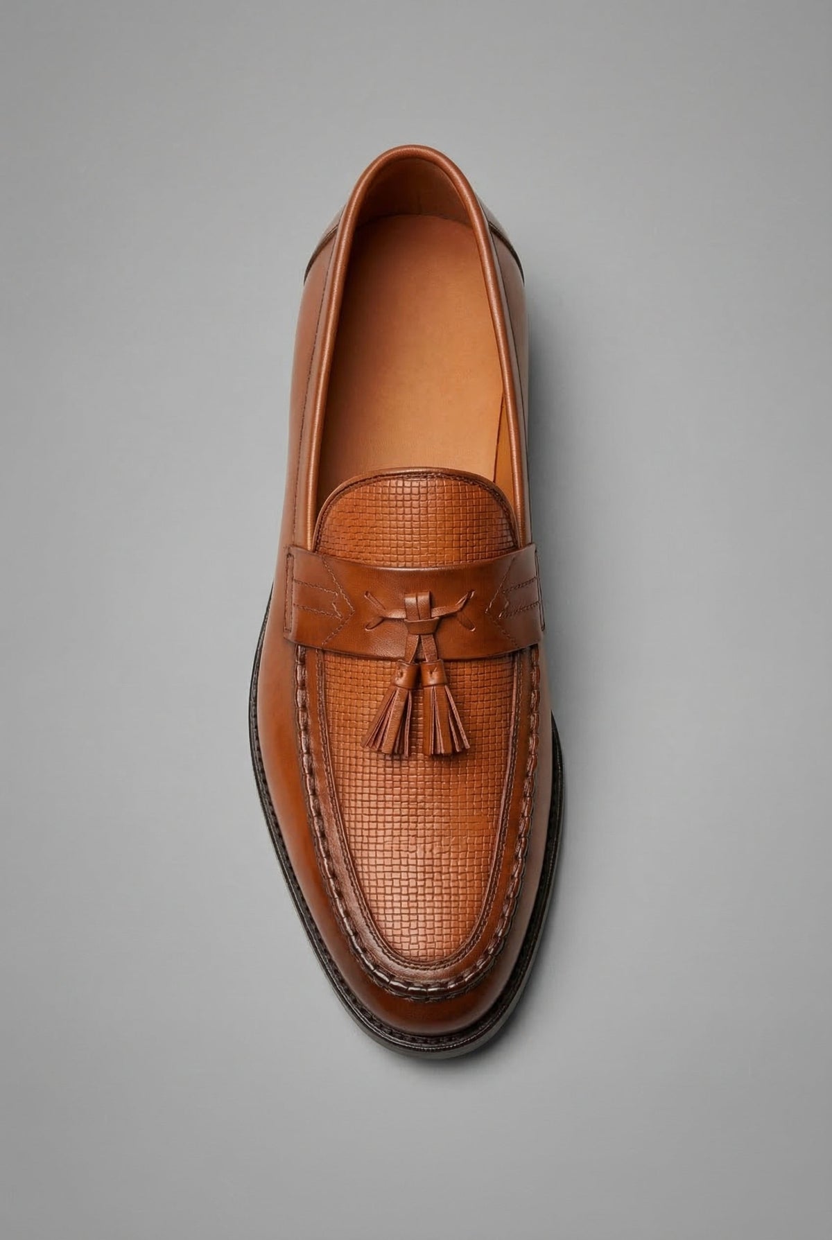Men's -Vamp Tassel Slip-On Dress Loafers