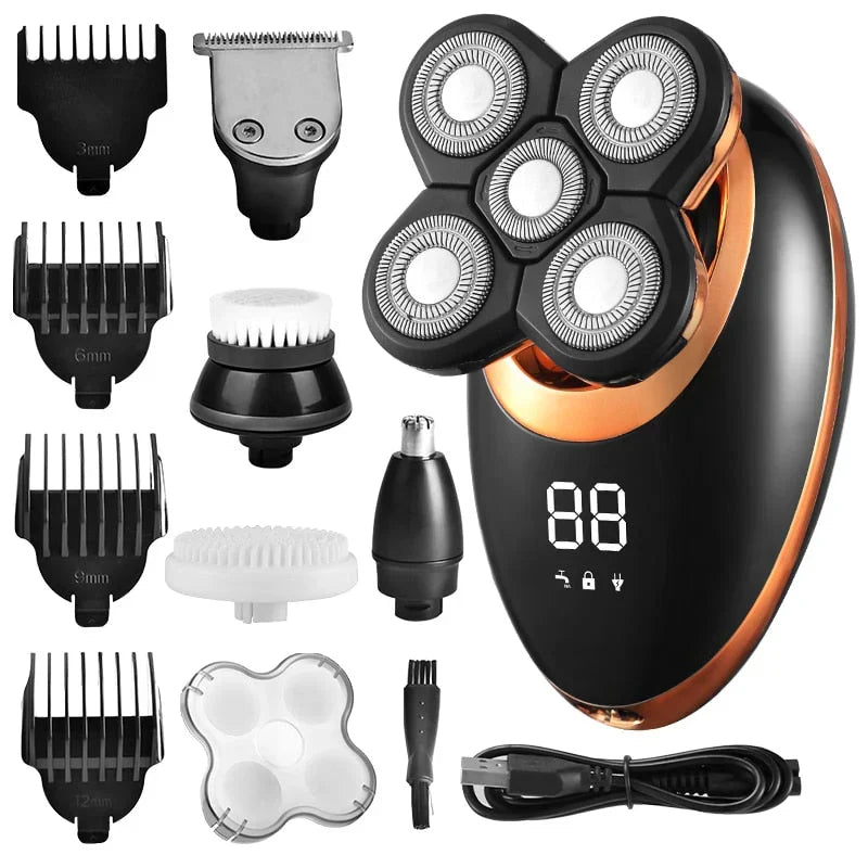 Men's Waterproof Cordless Multifunctional Trimmer