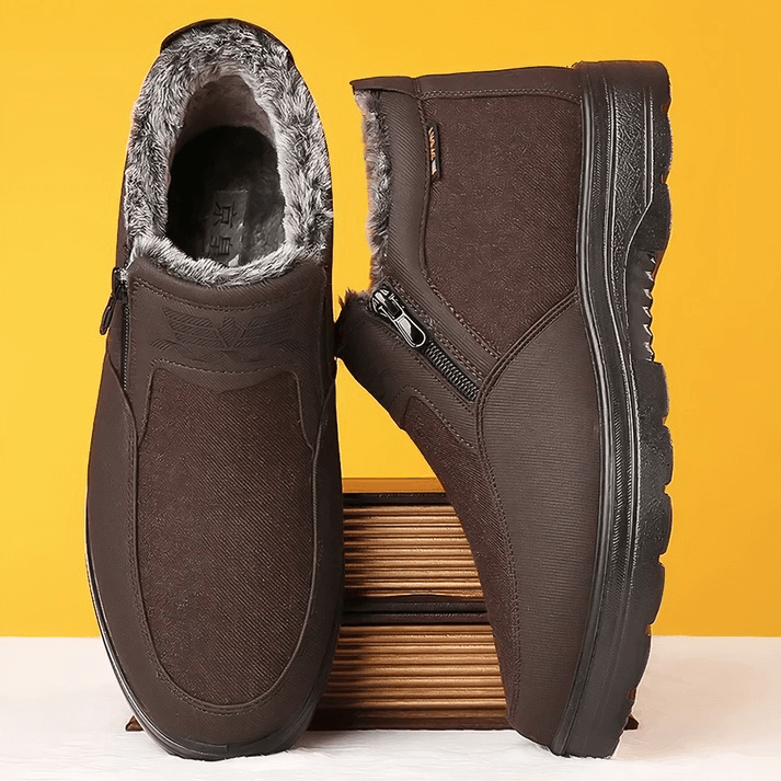 Men's Waterproof Winter Boots with Orthopedic Support