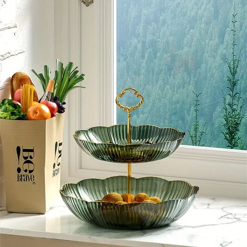 Modern 3-Tier Fruit Bowl Organizer
