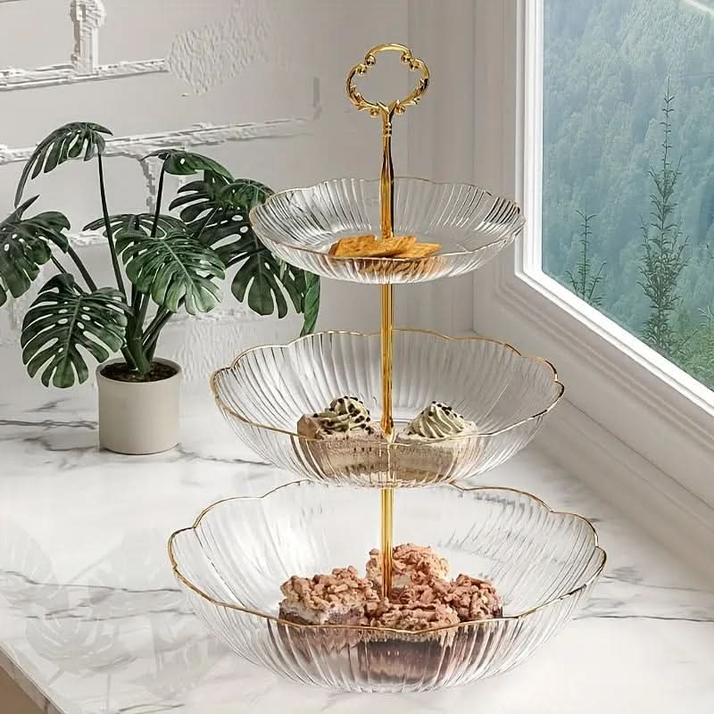 Modern 3-Tier Fruit Bowl Organizer