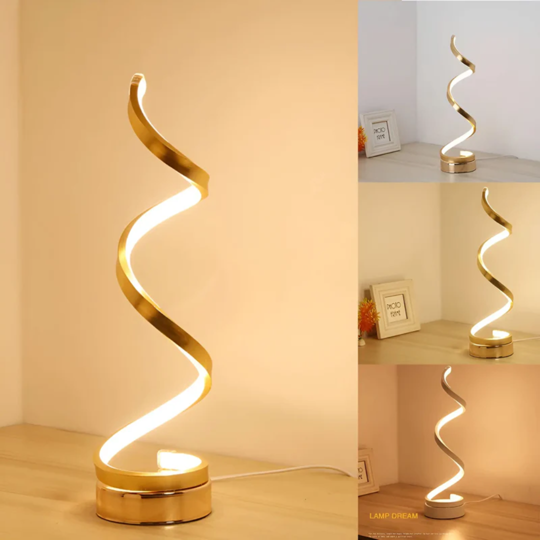 Modern Dimmable Spiral Table Lamp