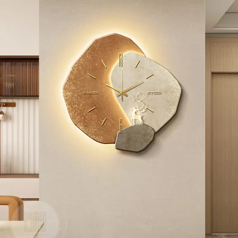 Modern Silent Backlit Quartz Wall Clock