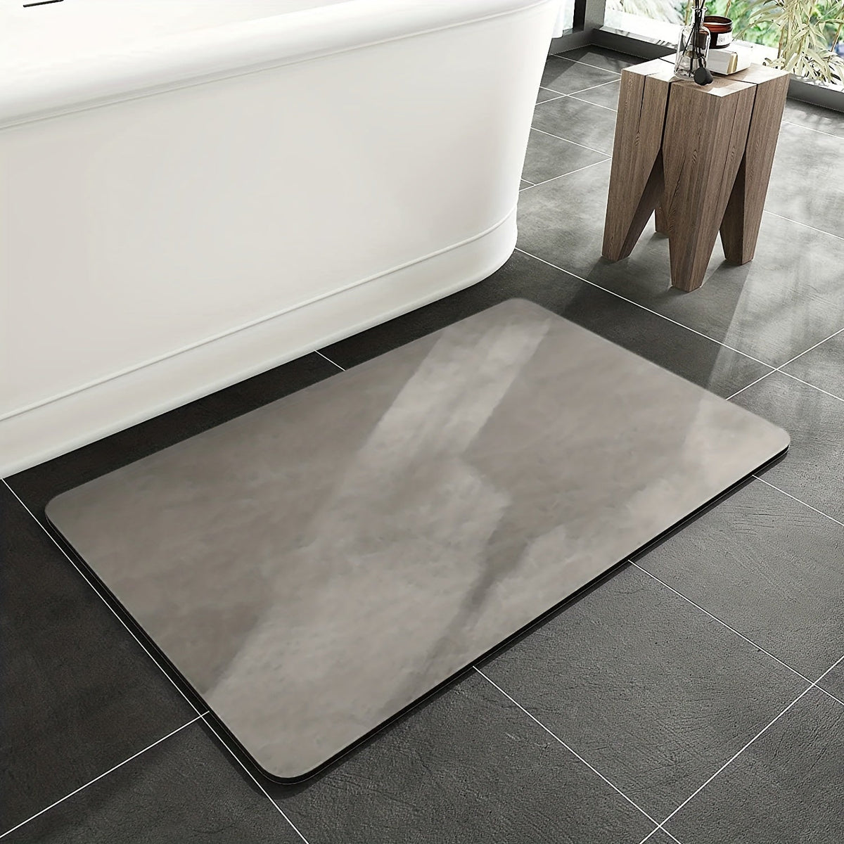 Non-Slip Quick-Drying Diatomite Bath Mat – Bathroom Safety and Comfort