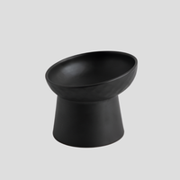 Nordic Style Tilted Ceramic Cat Bowl