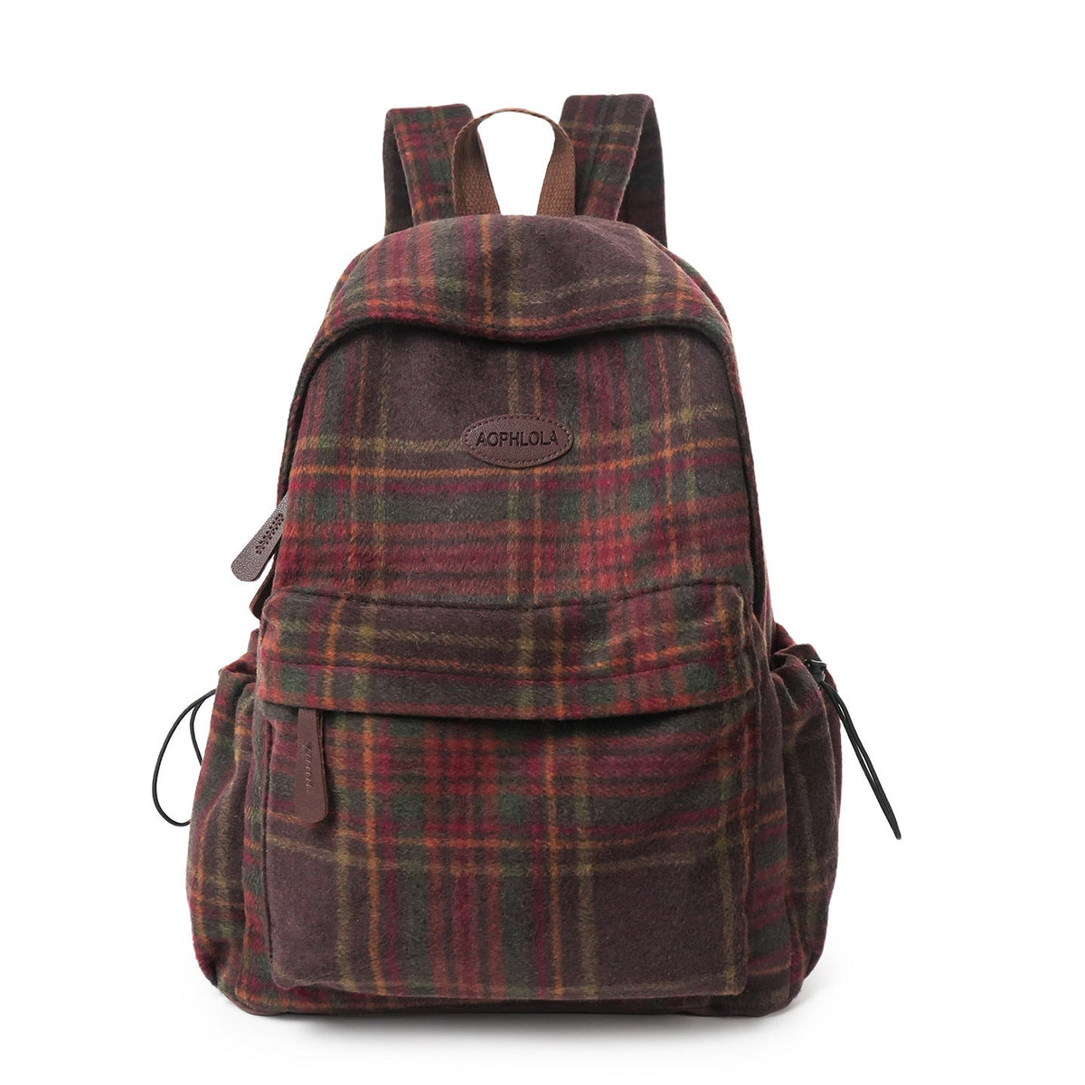 Plaid School Backpack