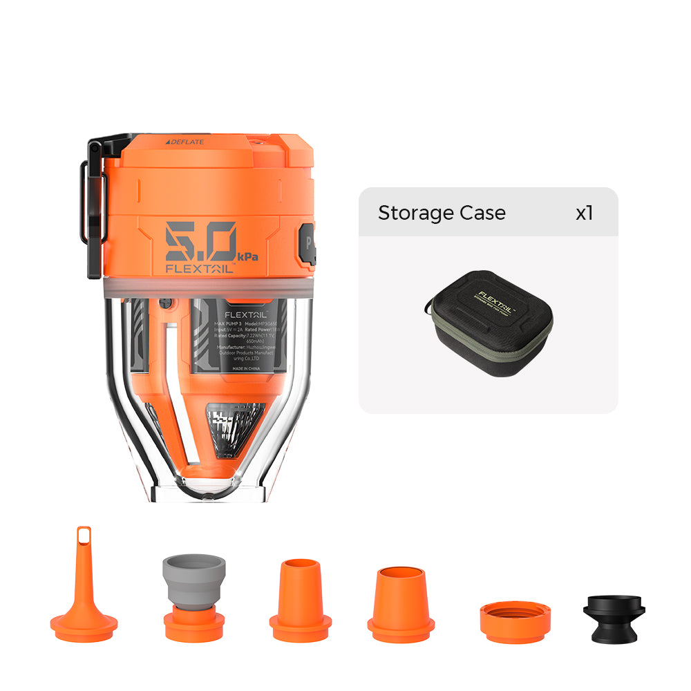 Portable 2-in-1 Pump with LED Light