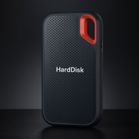 Portable External SSD with USB-C Connector – Compact Anodized Aluminum Design for Fast File Transfers
