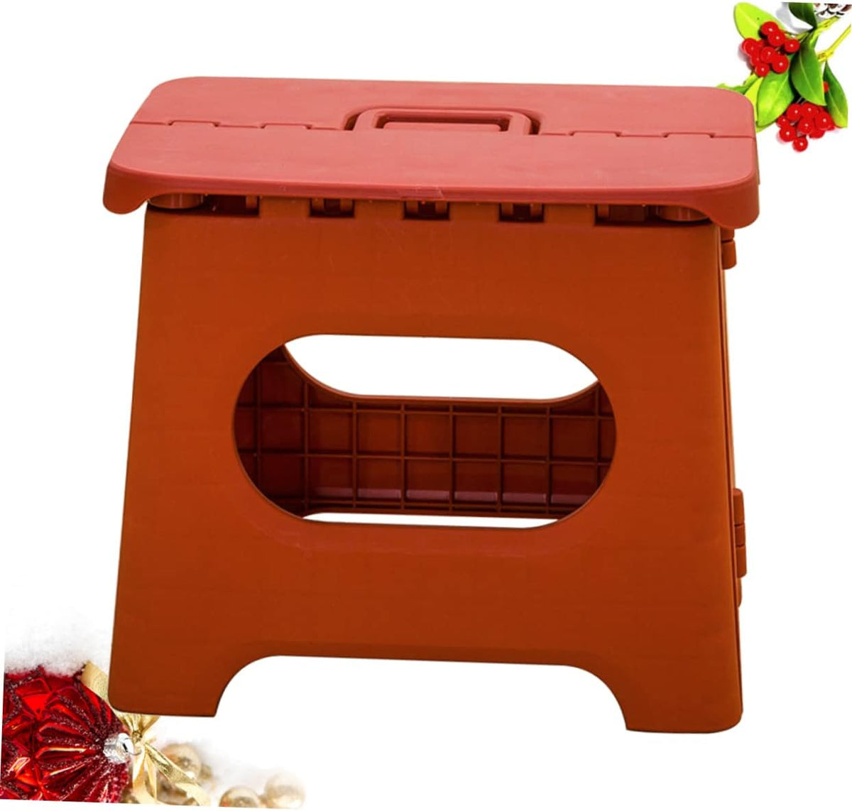 Portable Foldable Step Stool with Carry Handle