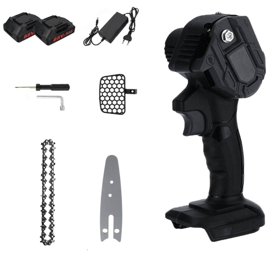 Portable Mini Chainsaw with Battery and Chains