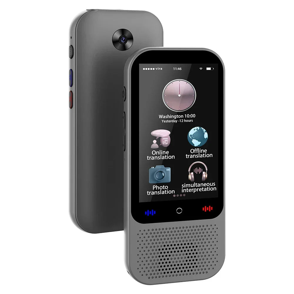 Portable Voice Translator with 138 Languages and Offline Support