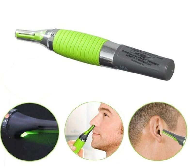 Precision Nose and Ear Hair Trimmer with LED Light