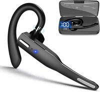 Professional Bluetooth Earpiece with Noise Cancellation and Ergonomic Design