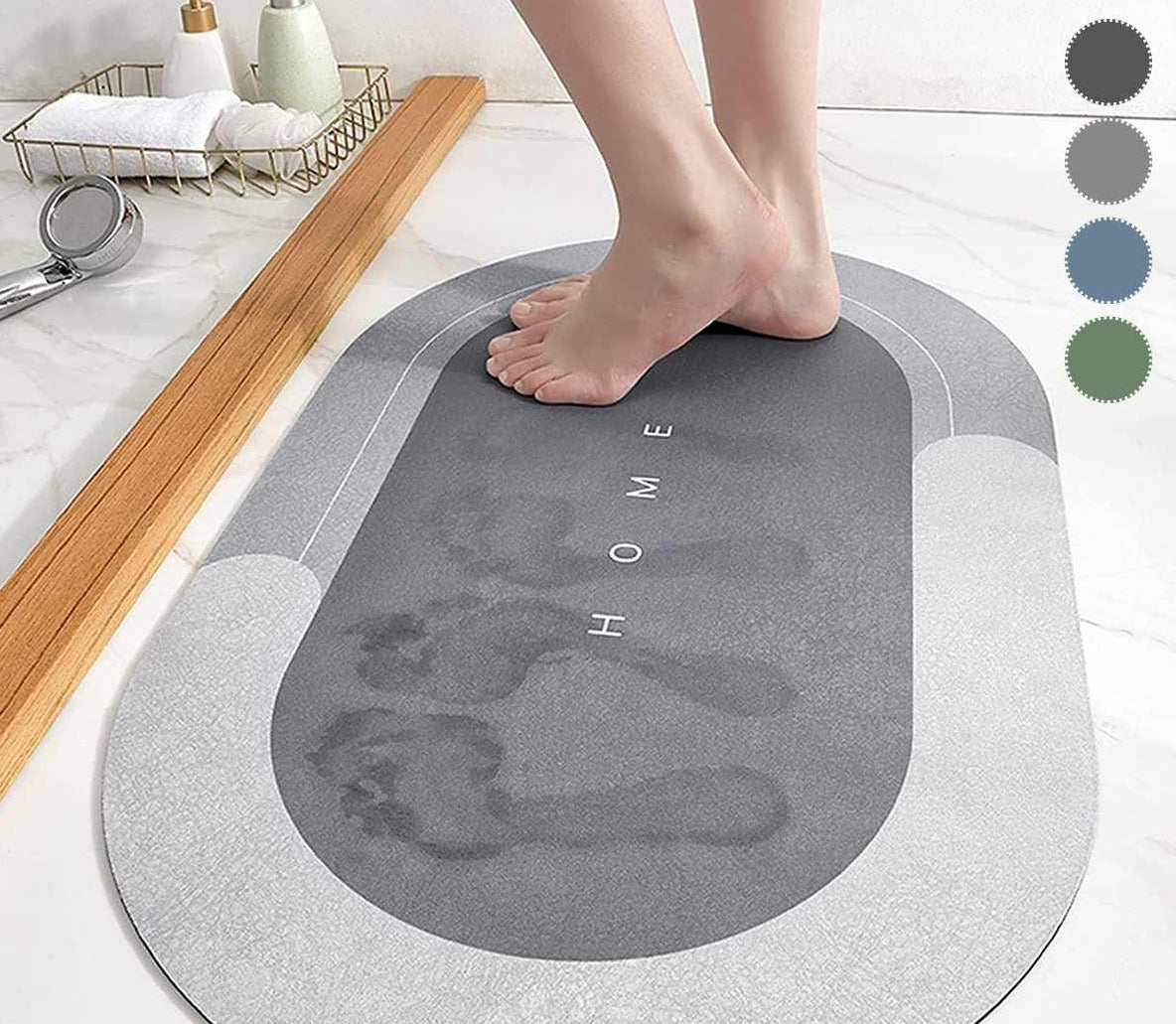Quick-Drying Oval Mat