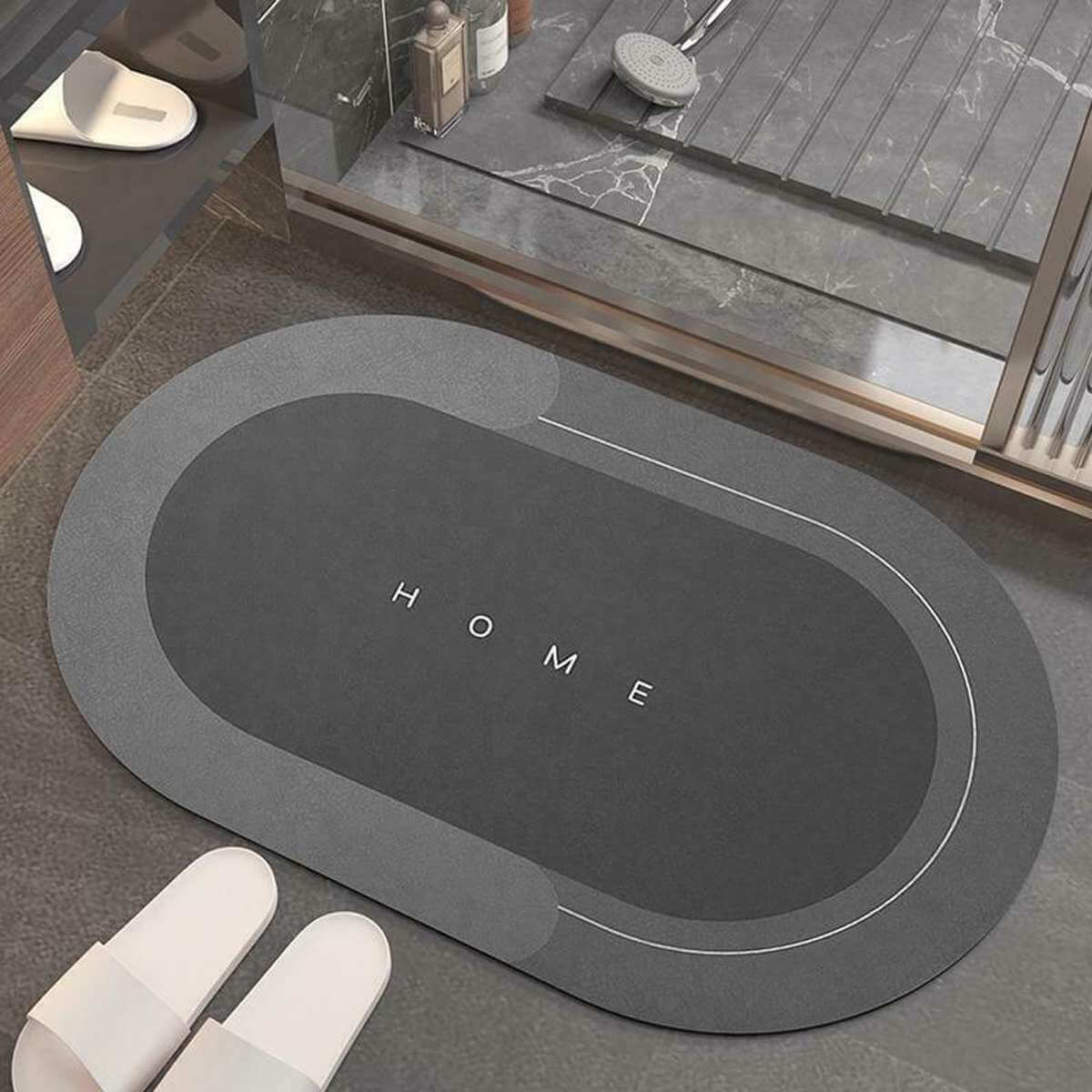 Quick-Drying Oval Mat
