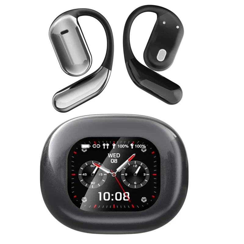 Real-Time Translator Earbuds with LCD Touchscreen