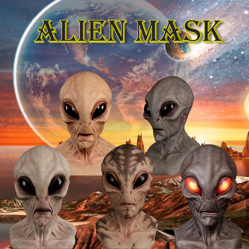 Realistic Alien Mask for Halloween