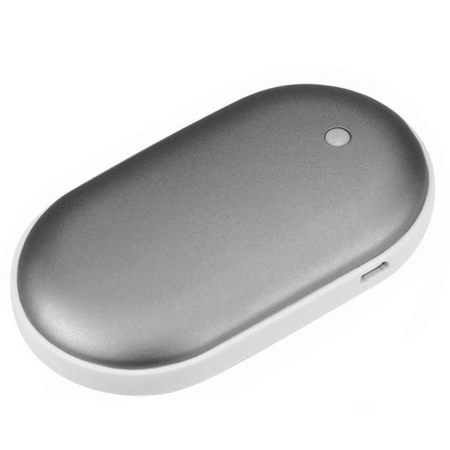 Rechargeable Hand Warmer with Built-In Power Bank
