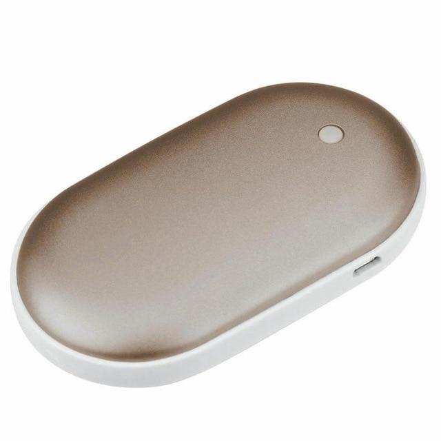 Rechargeable Hand Warmer with Built-In Power Bank