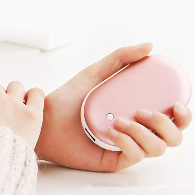 Rechargeable Hand Warmer with Built-In Power Bank