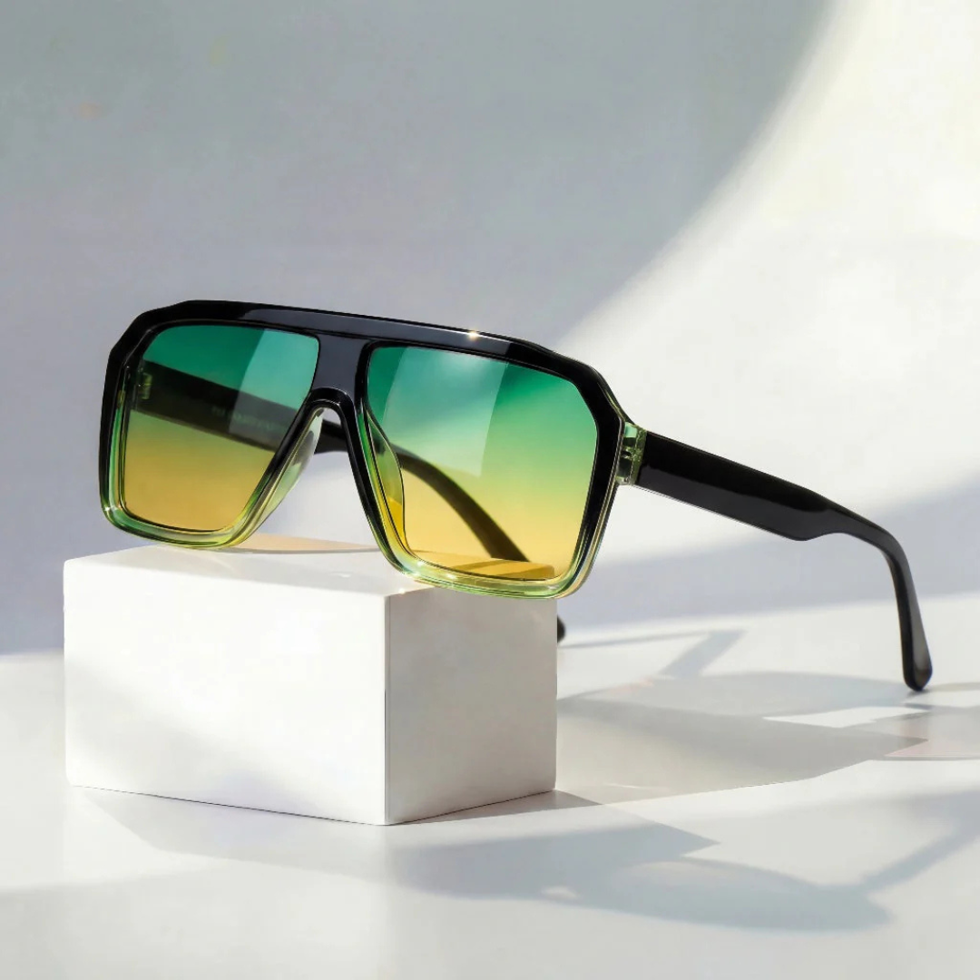 Retro Aviator Sunglasses with UV400 Protection