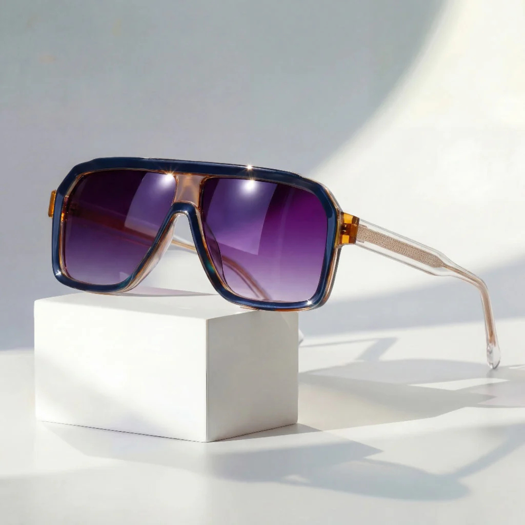 Retro Aviator Sunglasses with UV400 Protection