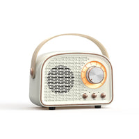 Retro-Style Portable Bluetooth Speaker with High-Quality Sound and Long Battery Life – Compact and Stylish Design