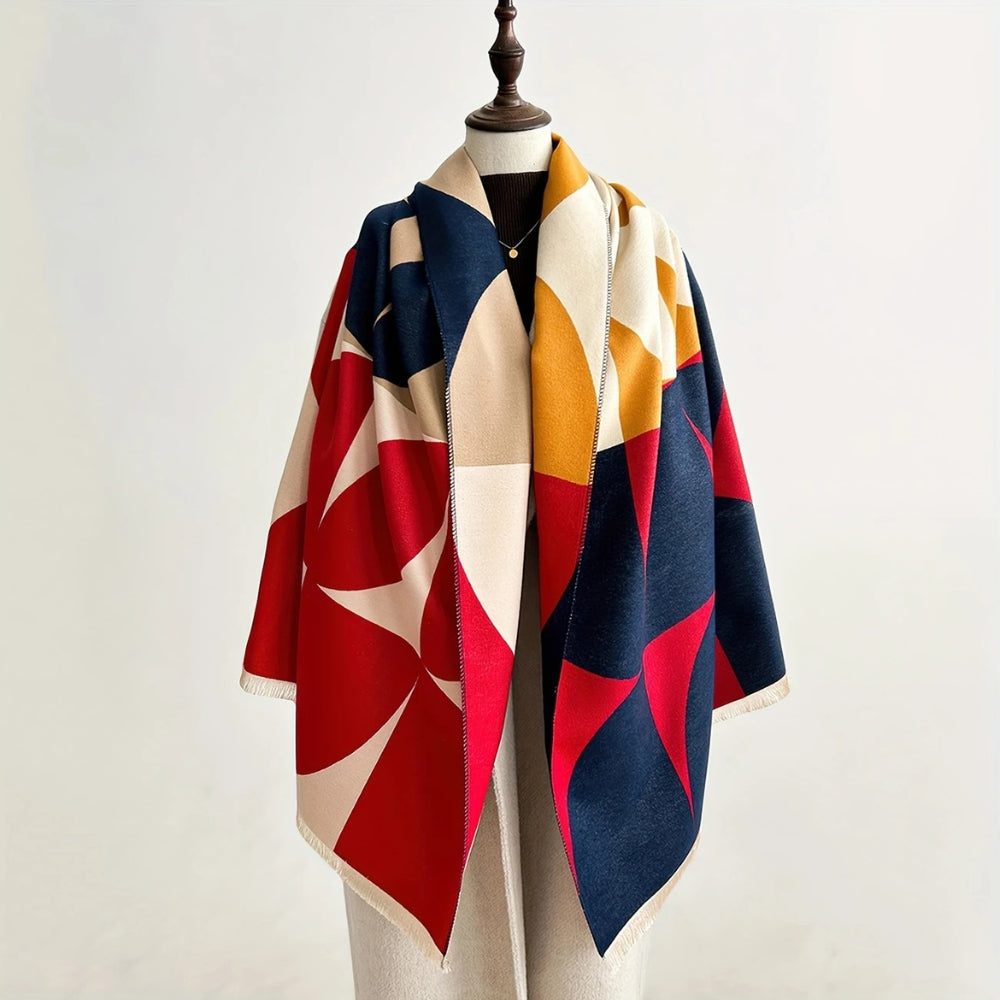 Reversible Poncho Shawl