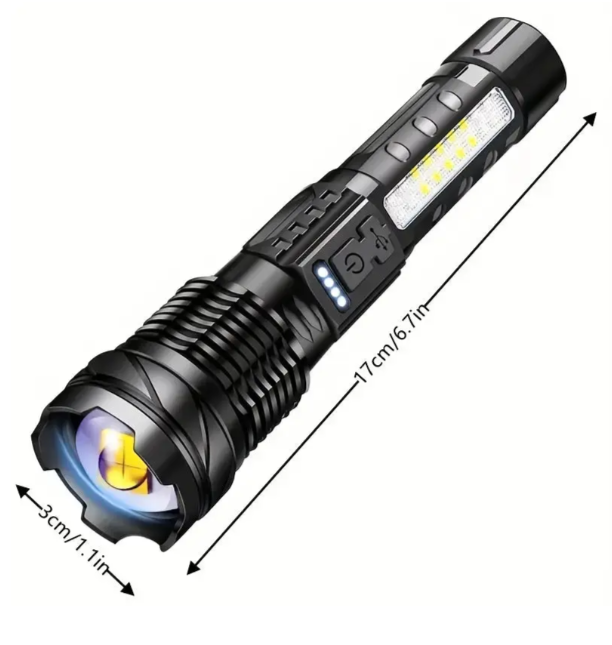 Robust 5000-Lumen Military Flashlight