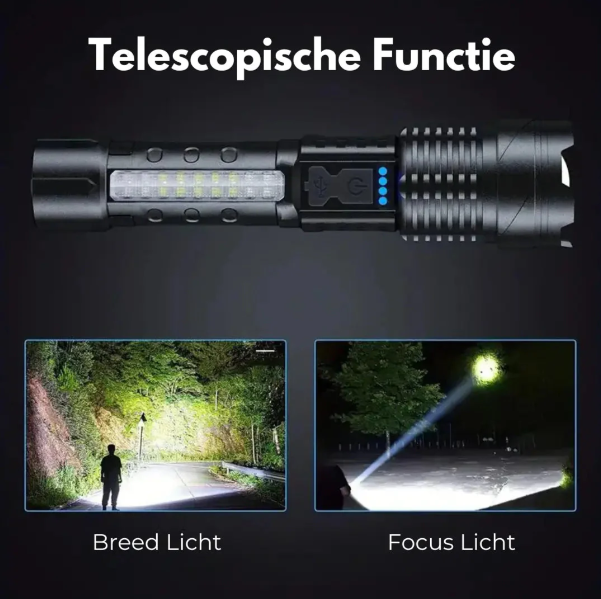 Robust 5000-Lumen Military Flashlight